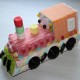 Locomotive en bonbons 3D