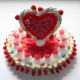 Gâteau de bonbons coeur " Mon Amour "