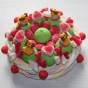 Gâteau d'anniversaire chiens en bonbons