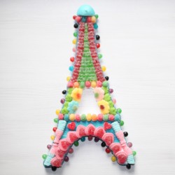 Tour Eiffel en bonbons