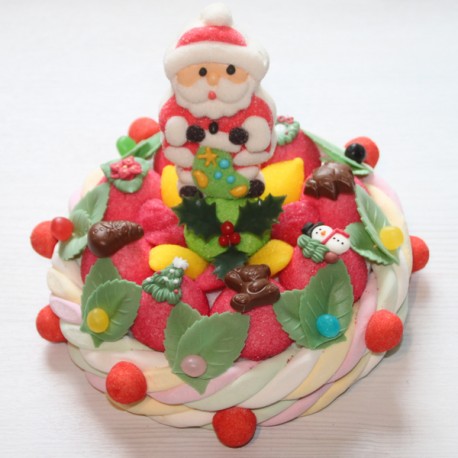 Gâteau de bonbons " 25 décembre " Père Noël