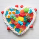Coeur en bonbons moyen modèle