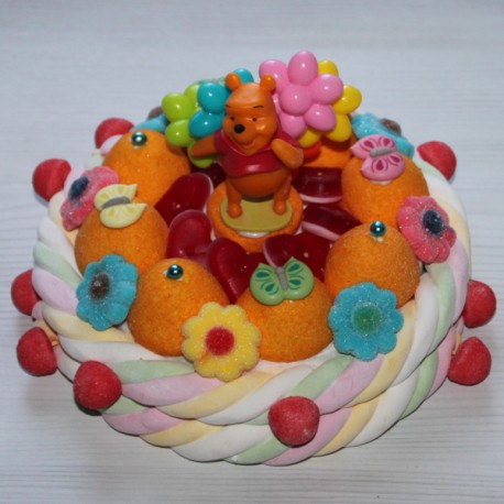 Gâteau de bonbons Winnie l'ourson