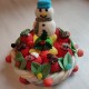 Gâteau de bonbons " 25 décembre " Bonhomme de neige