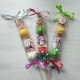 Brochette de guimauves et bonbons Fêtes de Noël