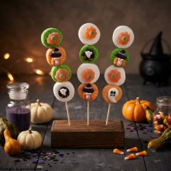 Brochette de guimauves Halloween