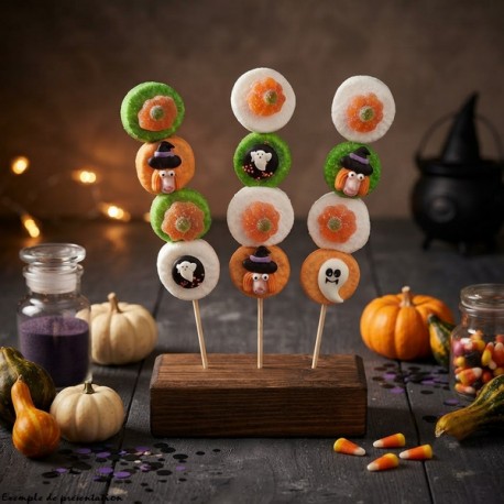 Brochette de guimauves Halloween