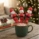 Père Noël et son sapin en brochette de bonbons