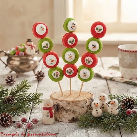 Brochette de bonbons Noël