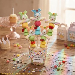 Brochette de bonbons lady