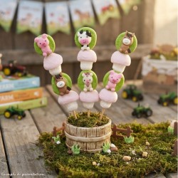 Brochette de bonbons animaux baby