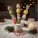 Brochette de guimauves et bonbons Fêtes de Noël