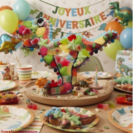 Dinosaure en bonbons