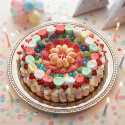 Gâteau de bonbons Chamallows et Marshmallows