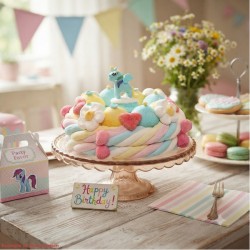 Gâteau de bonbons Poney Cheval Ailé