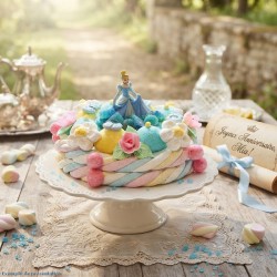 Gâteau de bonbons Princesse Cendrillon