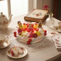 Gâteau de bonbons La Belle et La Bête