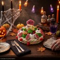 Gâteau Halloween en bonbons RIP