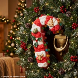 Canne de Noël en bonbons