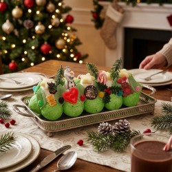 Bûche de Noël en bonbons Olaf 