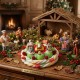 Gâteau de bonbons " Crèche de Noël "