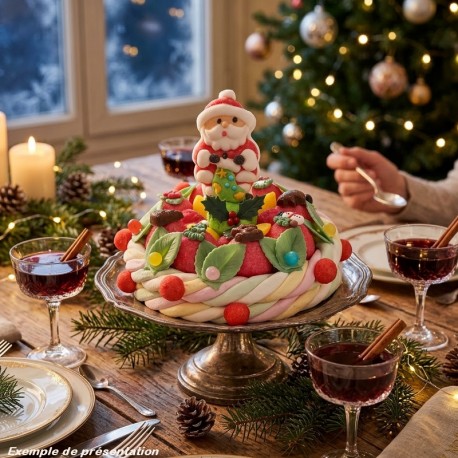 Gâteau de bonbons " 25 décembre " Père Noël