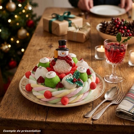 Gâteau de bonbons " 25 décembre " Sapin de Noël 