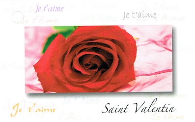 Carte saint Valentin
